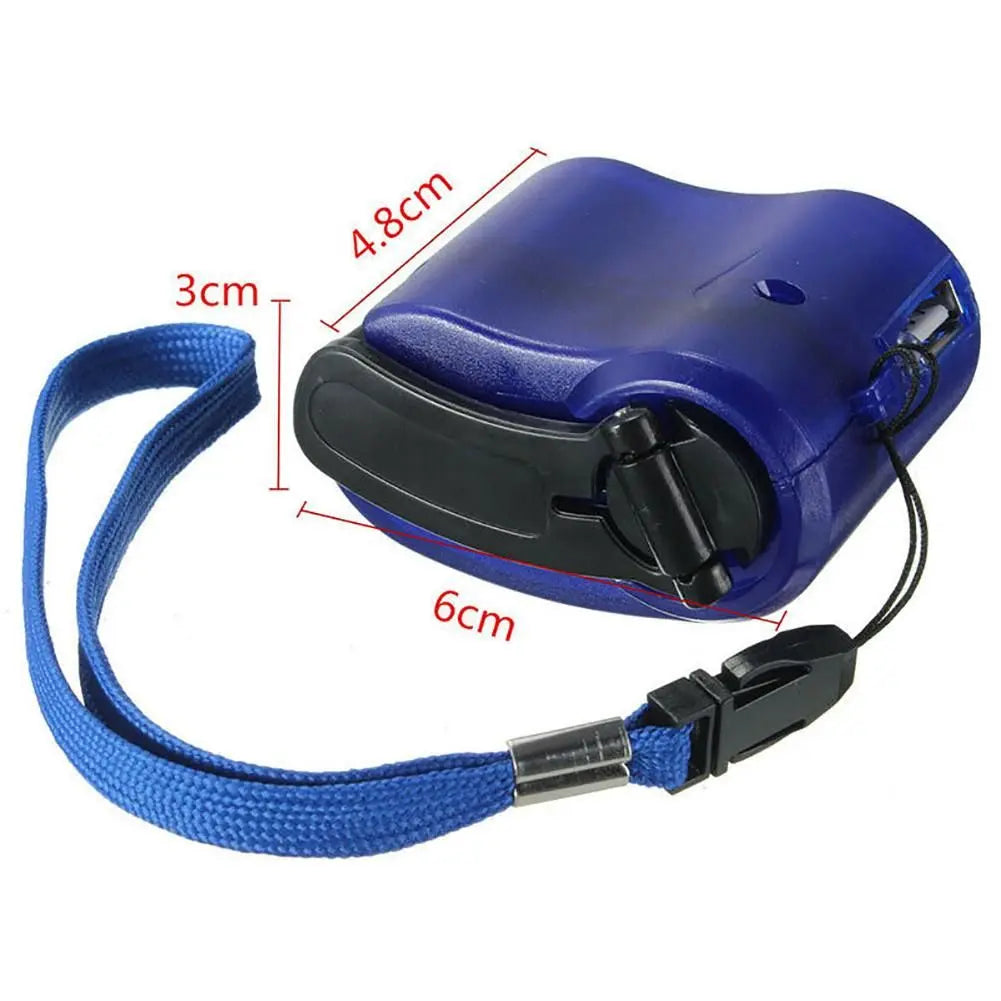 USB Hand Crank Phone Charger Manual Outdoor Hiking Camping Emergency Generator Camping Travel Charger Outdoor Survival Tools Doba