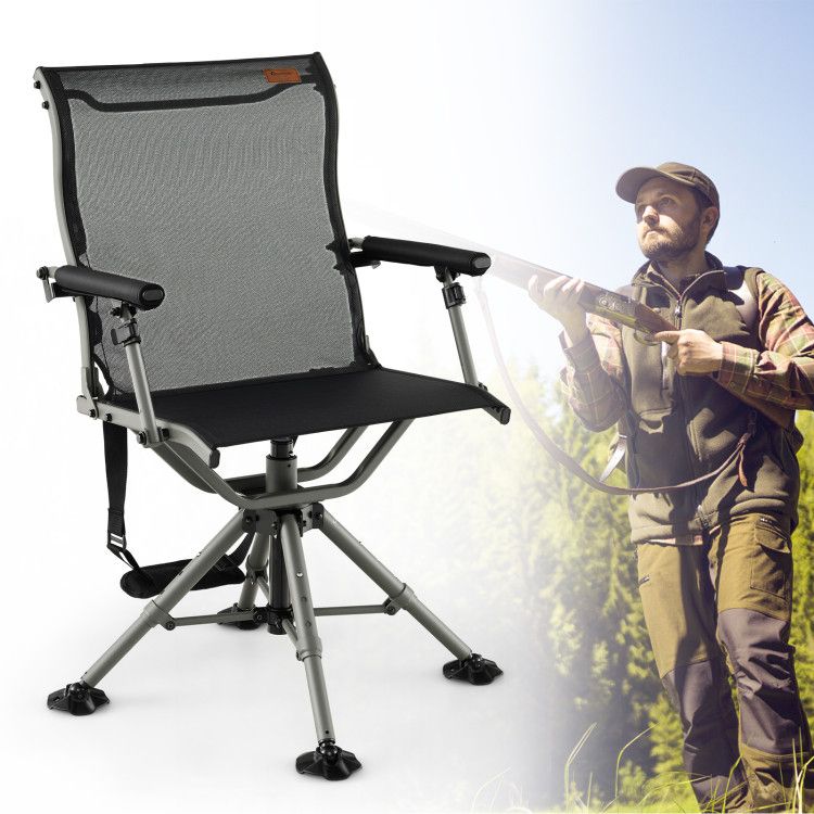 360 Degree Silent Swivel Hunting Chair Doba